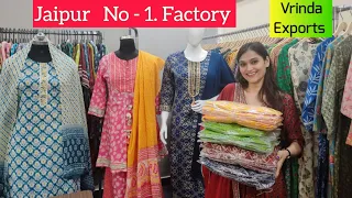 Biggest kurti Manufacturer & Wholesaler.Premium kurti & Patywear Collection.Vrinda Exports .Jaipur .