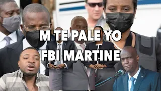 Martine Moïse rive ayiti vant pase pran yoFBI eskòtel m’en rezon ki fel vini an.dimitri ou cho.