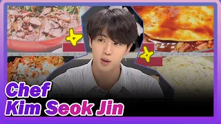 Seokjin loves to cook delicious food for members (Turn On CC)