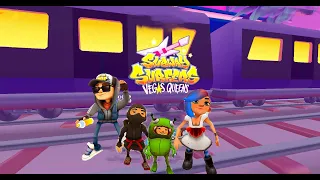 Subway Surfers Running Popular Gameplay Ultra HD (4K 60FPS) New Update-Vegas Queens