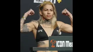 Marnic Mann Vs Ketlen Souza Official weigh-in UFC Fight Night