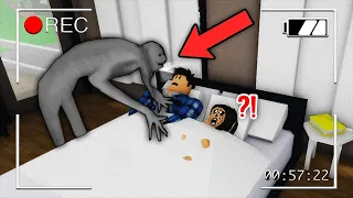 We Survived 24 HOUR OVERNIGHT in an ABANDONED HOUSE in ROBLOX BROOKHAVEN RP!