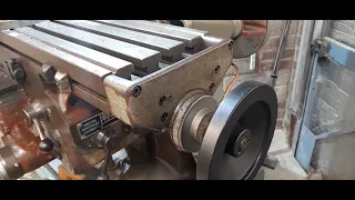 Milling through cast iron vice | Adcock & Shipley 1ESG milling machine
