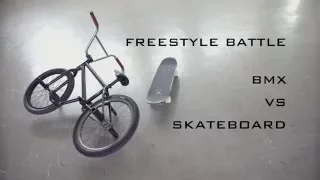 Skateboard Vs BMX Freestyle Battle