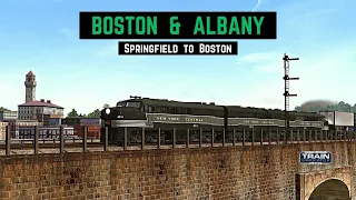 Train Simulator | B&A - Springfield to Boston | #trainsimulator