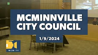 McMinnville City Council 1/9/2024