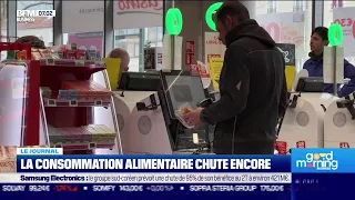 La consommation alimentaire chute encore