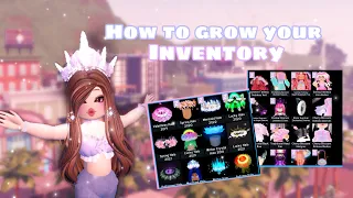 How to grow your Royale high Inventory In one day!! ||Roblox￼|| 2023