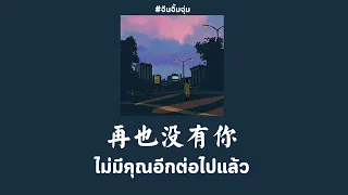 [THAISUB | PINYIN]Lara梁心頤 - 再也没有你 ไม่มีคุณอีกต่อไปแล้ว（Feat.陳勢安） | เพลงจีนแปลไทย