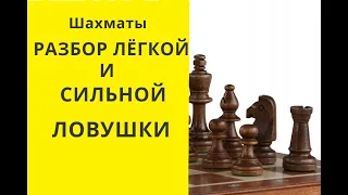 Шахматы. Разбор простой и лёгкой ловушки! Шахматы онлайн, шахматы бесплатно, играть в шахматы