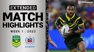 Kangaroos v Toa Samoa | Extended Highlights | Pacific Championships | Week 1, 2023 | NRL
