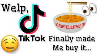 Trying the Viral TikTok Ramen!