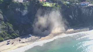 Landslide in Palos Verdes Estates