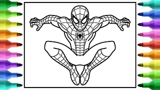 Coloring Classic Spider-Man Costume