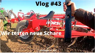 Vlog #43 Wir testen neue Schare bei der Haferaussaat.