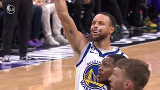 Steph Curry gets excited after making a free throw! 4/30/23