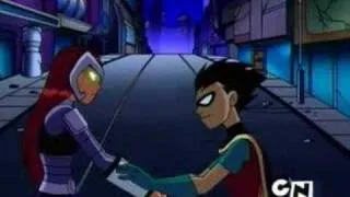 Robin meets Starfire