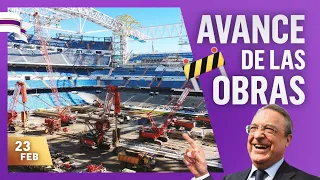 🚧OBRAS del Santiago Bernabéu [23 Febrero] 🏟Nuevo Estadio del REAL MADRID #52