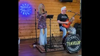 The Travelin’ Johnsons, (Wes McCraw and Lisa Sommer), performing “Angel From Montgomery “