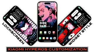 Xiaomi Hyperos Best Customization For Miui 14 ✅ Custom Wall & 4 Widget Style ⚡ HyperOS Themes