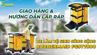 Hướng dẫn lắp ráp chi tiết Xe đẩy làm vệ sinh PA có xô đựng (FG9T7300) Rubbermaid | Công ty Sao Việt
