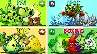 4 Super Team Plants Battlez - Who Will Win? - PvZ 2 Team Plant Vs Team Plant