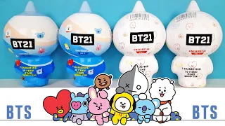 ПЛАСТИКОВЫЕ СЮРПРИЗЫ BT21 для фанатов BTS! Игрушки, мультик Surprise toys unboxing