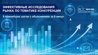 Эффективные исследования рынка по тематике конкуренции за 9 минут