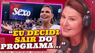 SAÍDA de LAURA MULLER do ALTAS HORAS