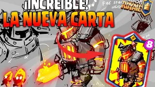 😱¡INCREIBLE! NUEVA CARTA CABALLERO DE FUEGO EN CLASH ROYALE ¿CUANDO SALDRA? - DalexZ