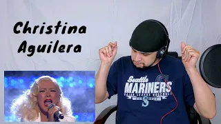 Christina Aguilera - It's A Man's Man's Man's World (Live 2007 Grammy's) (REACTION) FIRE! 🔥🔥🔥