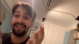 Lin-Manuel Miranda sings My Shot on Twitter livestream for the Coronavirus