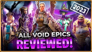 DO NOT INVEST IN TRASH!! All Void Epics Reviewed For January 2023 | Raid Shadow Legends