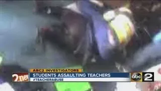 Students assaulting teachers