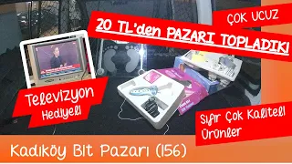 Kadıköy bitpazarı-herşey 20 tl-yine televizyon hediye ediyoruz-#bitpazar #comedy #vlog#trend