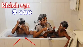 NGƯỜI RỪNG Ngủ KHÁCH SẠN 5 SAO | Sang Vlog