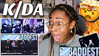 K/DA- THE BADDEST (ft. (G)I-DLE, Bea Miller, Wolftyla) REACTION!! 😭🔥(FIRST LISTEN) | Favour