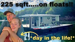 Could YOU Live on this *FLOATING* TINY Home?? 🏡🌊 (tiny house living with a big twist!)