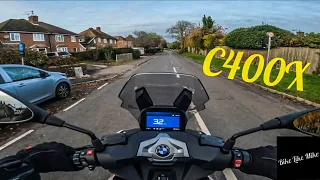 I rode the BMW C400X!