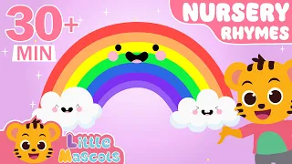 Colors Of The Rainbow + Count to 10 + more Little Mascots Nursery Rhymes & Kids Songs