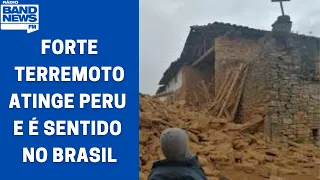 Terremoto na Amazônia de magnitude 7,5 causa destruição no Peru