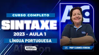 Curso Completo de SINTAXE - Aula 1 - Língua Portuguesa - AlfaCon