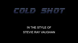 Stevie Ray Vaughan - Cold Shot - Karaoke