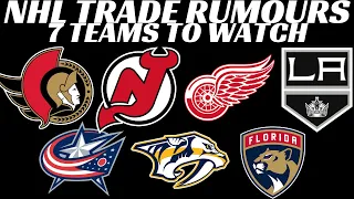 NHL Trade Rumours - Sens, Wings, Devils, Panthers, CBJ, Preds, LA + Kahun to Oilers & Miller to KHL?