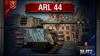 World Of Tanks Blitz. ARL 44. Танк нагиба.