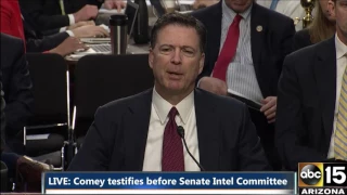 COMEY HEARING: Comey Says "The Challenge About Reporters Is..."