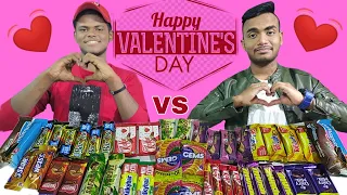 Epic Chocolate Eating Challenge | Valentine's Day Special | Dairy Milk Chocolate Eating Competition