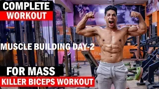 BICEP & TRICEPS WORKOUT for MASS | Muscle Building Exercise