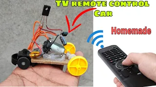 How to make TV remote control Car Using IR Receiver/Remote Control Car kai se Banaye/IR receiver car