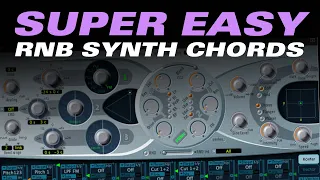 How to make RnB synth chords (from scratch) *EASY